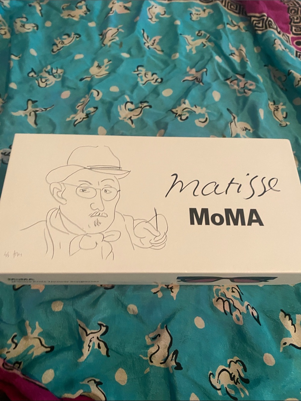 Moma White Matisse Illustration Sunglasses Box